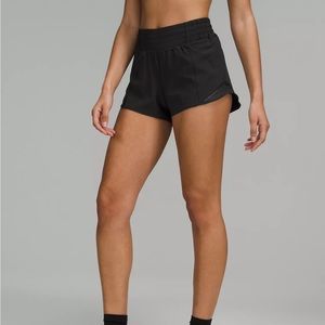 COPY - Lululemon Hotty hot 2.5 inch high rise shorts black